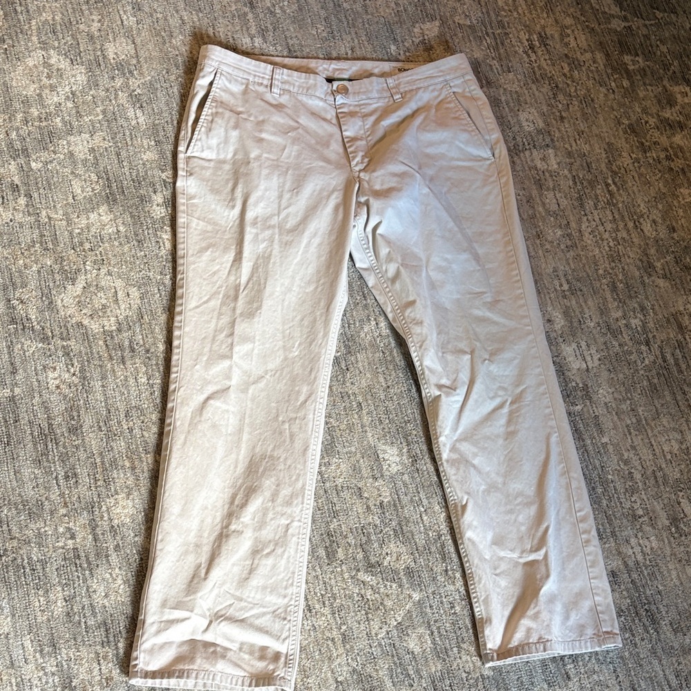 Bonobos washed chino Light Khaki Mens size 35/30 - straight fit